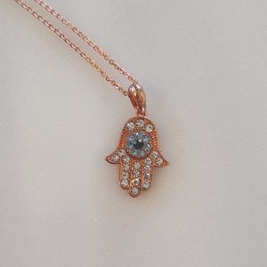 Hamsa Evil Eye Necklace